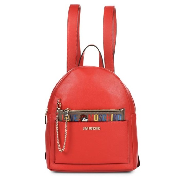 love moschino backpack red